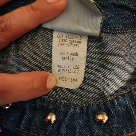 Donna Classic Full Jean Dress - Picture 4 of 7